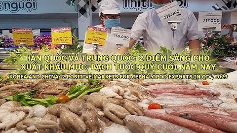 VASEP Highlight - T10/2023: Hàn Quốc & Trung Quốc 2 điểm sáng cho XK mực, bạch tuộc quý cuối năm nay