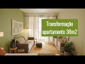 Transformao apartamento de 38 m2 no centro de so paulo