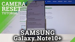 How to Reset Camera in SAMSUNG Galaxy Note10+ - Restore Camera Configuration screenshot 1