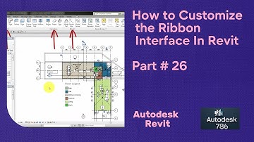 How to Customize the Ribbon Interface in Revit | Part # 26 | #revit #revitfamily #autocadcivil3d