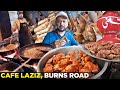 Burns road street food karachi  cafe laziz haji ahmed bun kabab dilshad qulfi pakistan