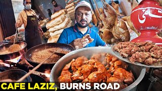 Burns Road Street Food Karachi | Cafe Laziz, Haji Ahmed Bun Kabab Dilshad Qulfi, Pakistan