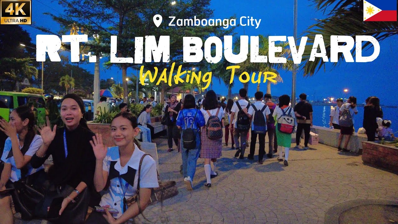 Walking Tour at Zamboanga Boulevard | Stunning Sunset + Local Vibes