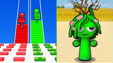 Bridge Race 3d 🆚 Spranky Survival Satisfying Gameplay (Android IOS)