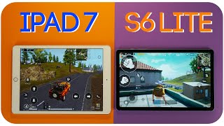 أداء الالعاب مع التاب اس6 لايت |Galaxy Tab S6 Lite vs ipad 7(Pubg test)