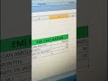 Excel tricks 😳| EMI calculate in excel | how to calculate EMI.#excel#shortfeed#exceltips #viraltrick