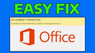 How To Fix No Internet Connection in Microsoft Office
