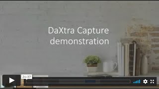 DaXtra Capture presented at UK Recruiter - Nov 2020