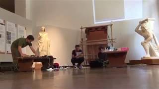 Greek poetry, live coding and Penelopean robots - rehearsal