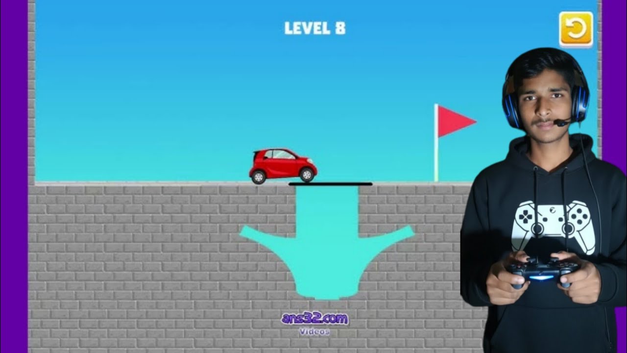 Draw Bridge puzzle Brain Game 