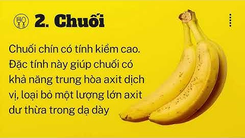 5 loại thực phẩm tốt cho dạ dày