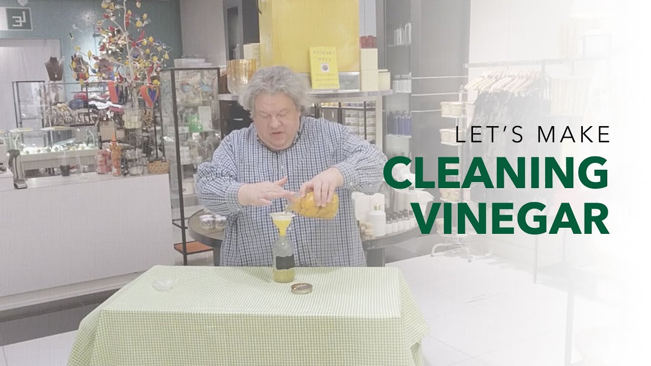 Let's Make Cleaning Vinegar! YouTube