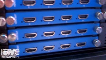 Integrate 2016: RGBlink Shows Venus X2 16-Input Mixer on the ULA Stand