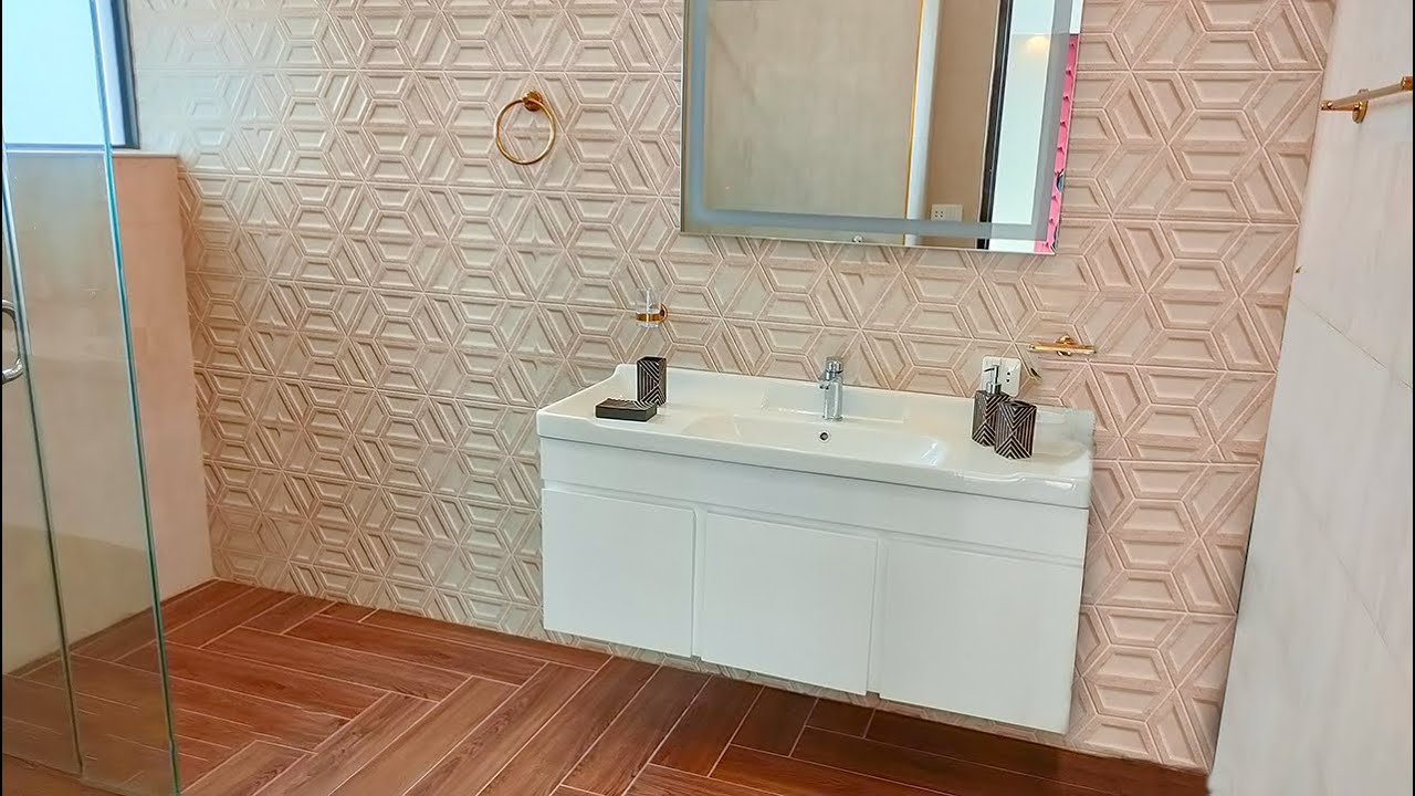 Beautiful washroom design for home || bathroom 8x7(feet) - YouTube