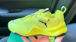 puma neon sneakers