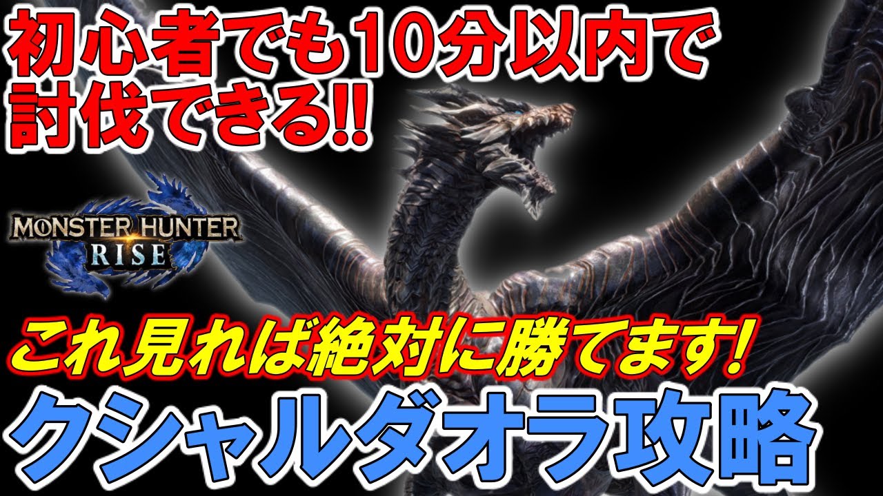 Mhrise 初心者でもソロ10分以内でクシャルダオラを討伐できる Hr30 クシャルダオラ攻略 護石なし最低限の装備で実践 ライトボウガンおすすめ装備紹介 モンハンライズ Youtube