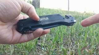 The Survival Rescue Knife - Features and How to Turn Flashlight On