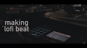 Making a Lofi beat - mpc touch boombap - sampling crate digging