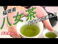 【産地茶No.7】福岡県 八女茶のおすすめの淹れ方【甘味を引き出す】