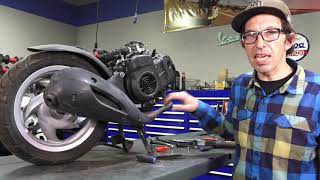 How to Remove & Install an Exhaust on a Vespa LX, ET4, Primavera or Sprint 125-150 Scooter