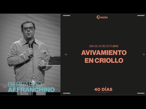 Dia 2 - 40 días de ayuno y oración 2024 | Bernardo Affranchino Dia 2 - 40 días de ayuno y oración 2024 | Bernardo Affranchino