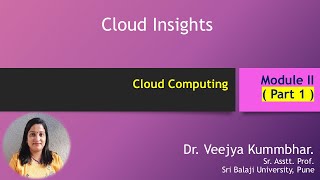Cloud Computing - Module II - Architecture and Evolution