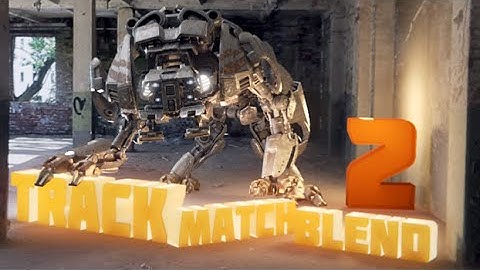 Track Match Blend 2 - Camera Tracking with Blender