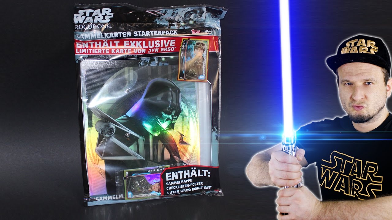 Star Wars ROGUE ONE Starterpack Unboxing LIMITED EDITION Jyn Erso