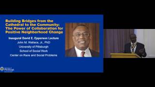 Inaugural lecture by David E. Epperson Chair Dr. John Wallace