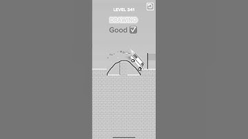 draw bridge puzzle game play level 341🚘 #gaming #drawing #Shorts