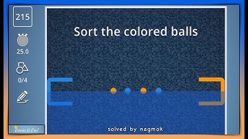 Brain It On! Level 215 solved FAST in One Shape by nagmok