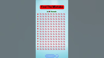 CAN YOU FIND THE MISTAKE GENIUS TEST || SPOT THE OPTICAL ILLUSION || FIND THE ODD ONE OUT.