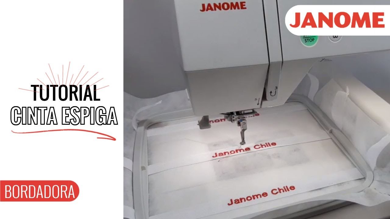 Tutorial Bordadora: Cinta Espiga