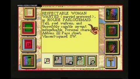 Sherlock Holmes Consulting Detective Vol. 2 gameplay - Sega CD / Mega CD - VGDB