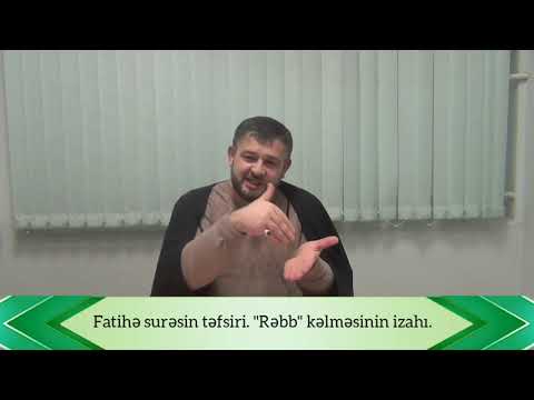 Seyid Ağarəşid Talıbov -Fatihə surəsinin təfsiri. \