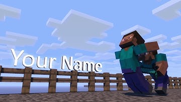 【Mine-Imator】Intro Template 1