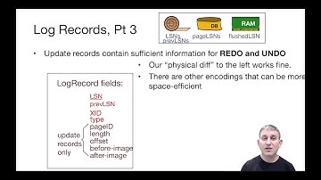 Lecture 20 Part 8: ARIES Logging