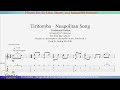 Tiritomba - Neapolitan Song Arr for Acoustic Guitar with TABs