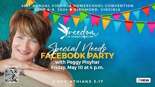 🎉Special Needs Facebook Party with Peggy Ployhar