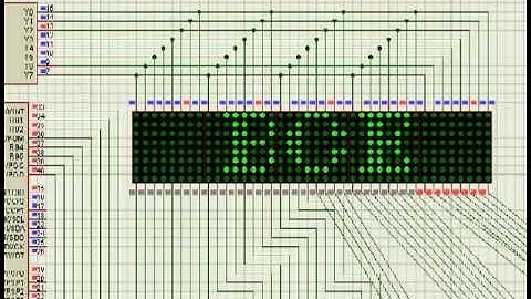 Moving Text Display on LED Matrix by Raza Shafiq Ajmi