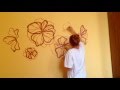 Простая роспись стен своими руками ( painting walls )