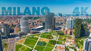 Aerial Europe | Milan, Italy 🇮🇹 | Drone Video | 4K UltraHD | Relaxing Music | AD FREE | 2023