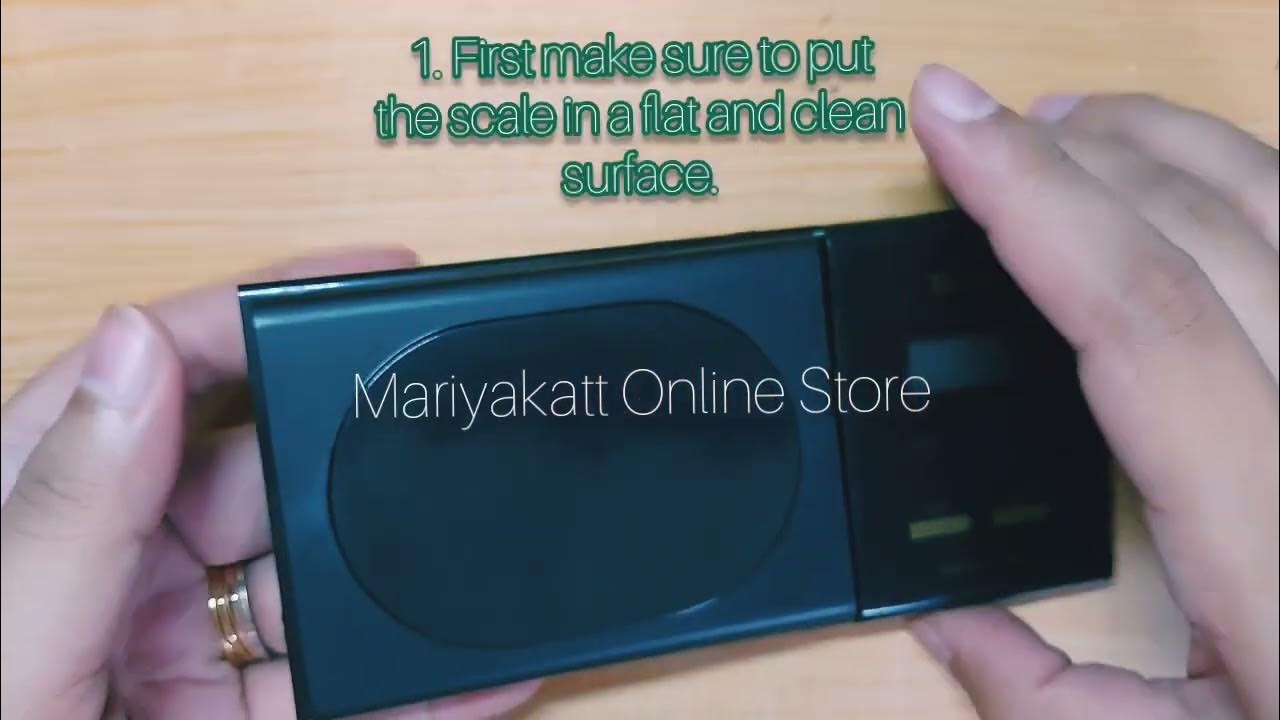 How to calibrate Tanita 1479V Digital Pocket Scale YouTube