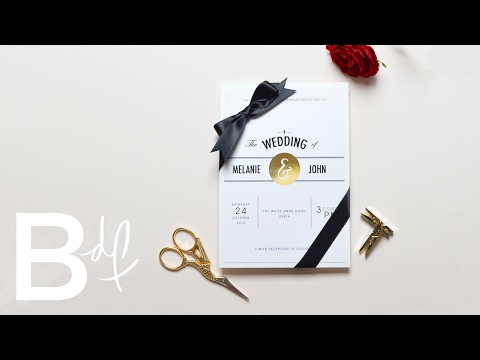 Top 5 Wedding Invitations on Etsy