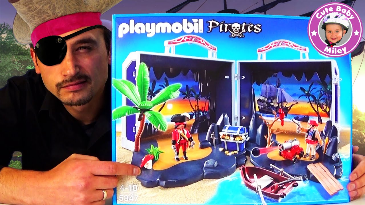 Playmobil Piraten Schatzkoffer 5347 - Insel Schatz Figuren