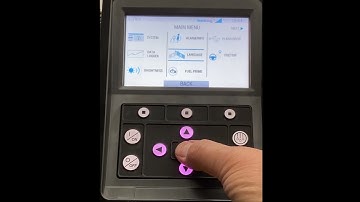 S-750i Driver Operations: How to Access and Use Main Menu from HMI