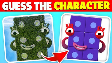 Guess the Hidden Numberblock Characters by ILLUSION! 💫🔢🟪| Squint Your Eyes! | Six, Three, Ten