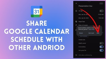 How to Share Google Calendar Schedule with Others on Android 2024 (EASY!) | Google Calendar Guide!!!