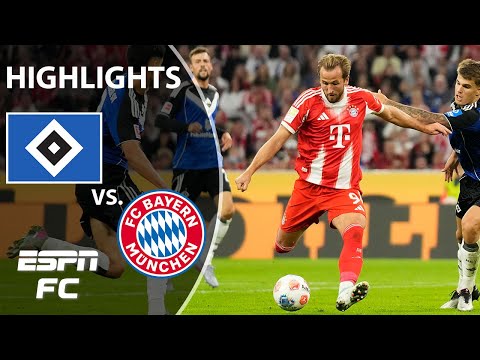 HARRY KANE BRACE 💥 Hamburger SV vs. Bayern Munich | Bundesliga Highlights | ESPN FC