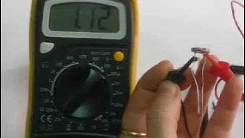 Ranged Multimeter 10k LDR Test